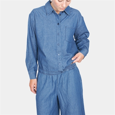 Rosemunde Lise Denim LS Shirt 152 Denim Blue