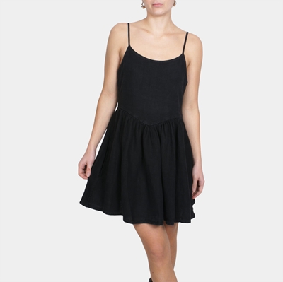 The New Society Lippia Teen Dress Midnight Black