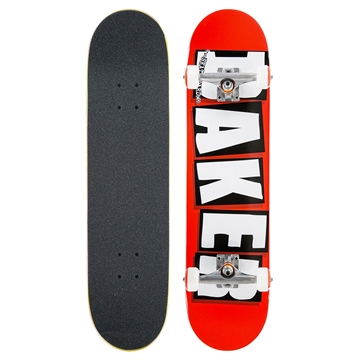 Baker Skateboard Complete Brand Logo RED/WHT 7.75					