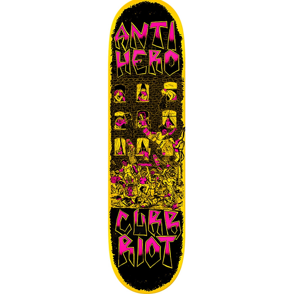 Anti Hero Skateboard Deck Curb Riot 85