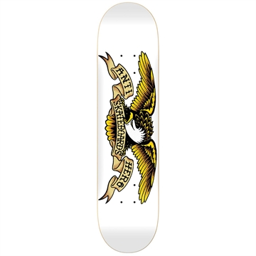 AntiHero Skateboard Eagle White 8,75