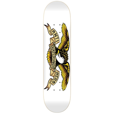 AntiHero Skateboard Eagle White 8,75
