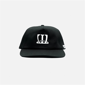 White Coffee W Logo Cap Black