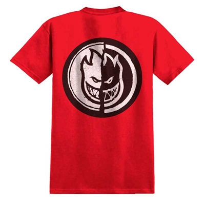 Spitfire Junior T-shirt Yin Yang Red