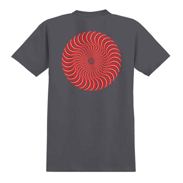 SPITFIRE T-shirt S/S Classic Swirl Charcoal Grey