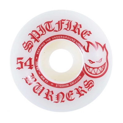 Spitfire Wheels Burners 54mm Red