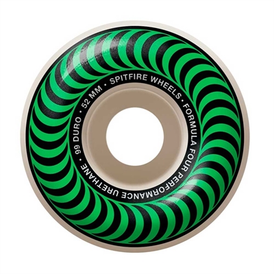 Spitfire Wheels Formula Four Classics 52 mm 99 green / Black