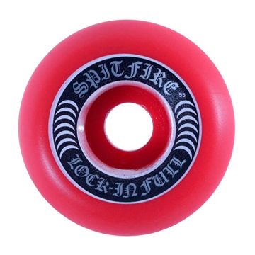 Spitfire Wheels Formula Four Lock-in Full Red 55 mm