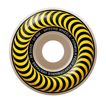 Spitfire Wheels Formula Four Classics 55 mm 99 Yellow / Black