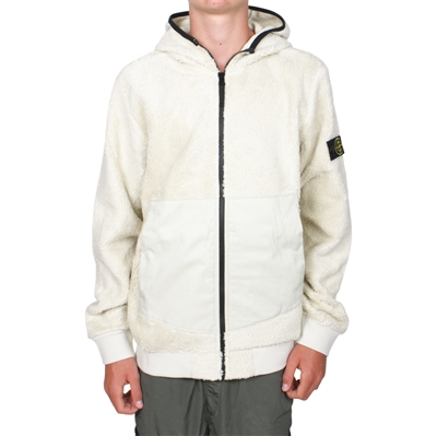 Stone Island jr. Fleece jakke 811661945 V0097 Plaster