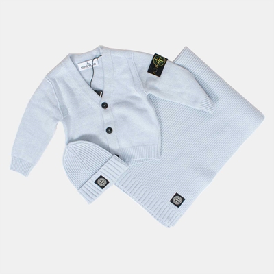 Stone Island Baby Kit Knit wear Baby Blue