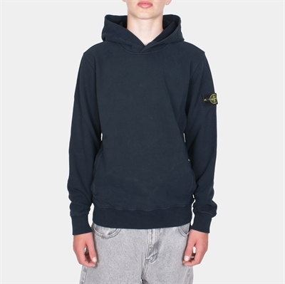Stone Island Jr. Hoodie Sweatshirt Navy Blue
