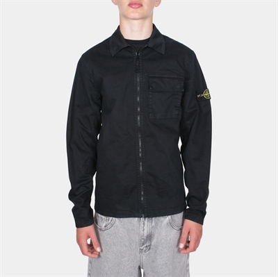 Stone Island Jr. Overshirt Canvas Black