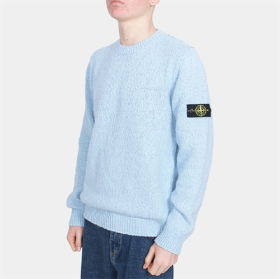 Stone Island Jr. Strik Sweater V0041 Light Blue