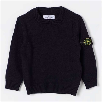Stone Island jr. Sweater 8116502Z1 Navy Blue