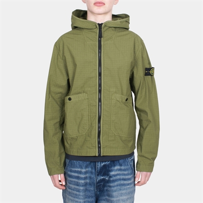 Stone Island Jr. Short Parka V0058 Green
