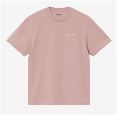 Carhartt WIP W Script Embroidery T-shirt s/s Gentle Pink / Cinnerus