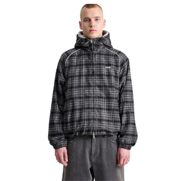 Alis Orby Hooded Jacked Grey / Black Tartan