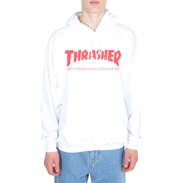 Thrasher Hoodie Skate Mag Logo White