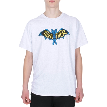 Thrasher T-shirt s/s Grey mel. Bat