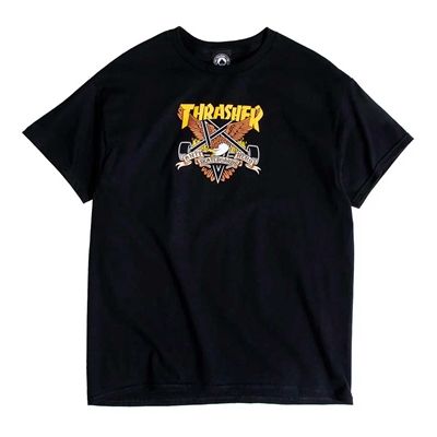 Thrasher x Antihero T-shirt s/s Eaglegram Black