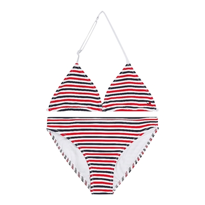 Tommy Hilfiger Bikini Triangle 00440 Nautical Stripe/Primary Red