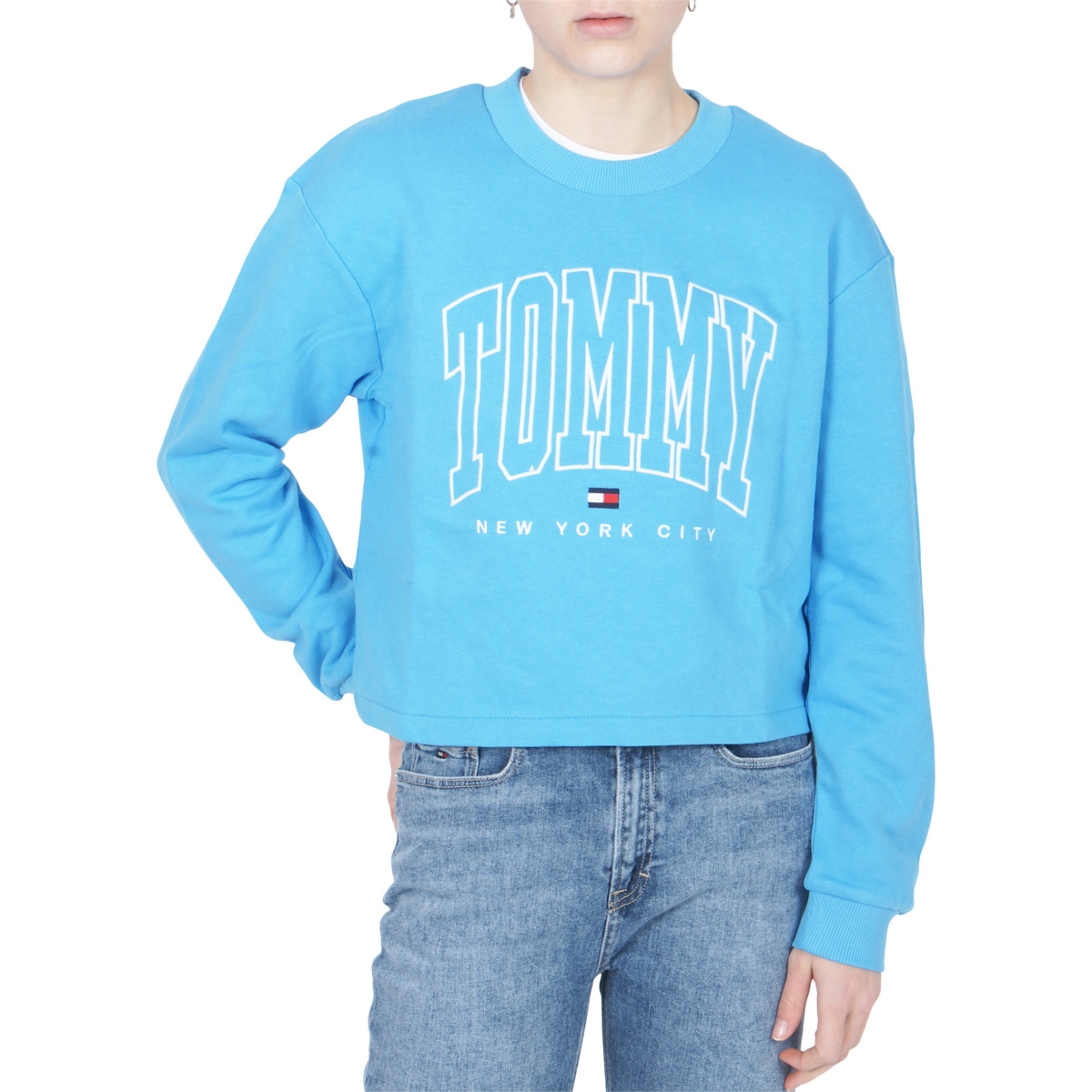 Tommy Cropped Bold 6522 Blue Crush