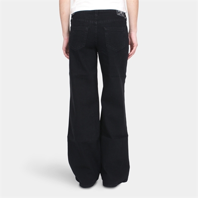 True Religion BOBBI Baggy Jeans Black Rinsed