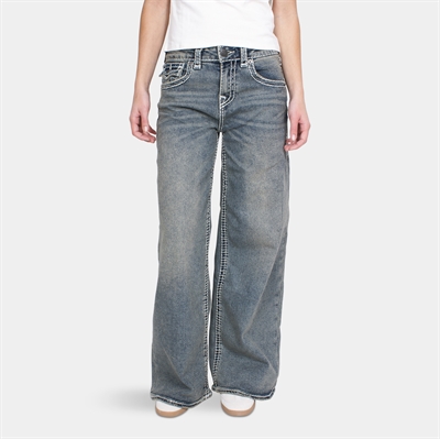 True Religion Jessie Super Baggy Super Flap Ice Veil