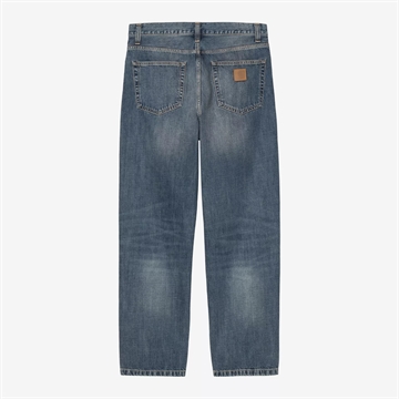 Carhartt WIP Pants Aaron Blue Worn Used Wash
