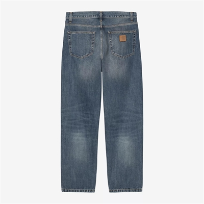 Carhartt WIP Pants Aaron Blue Worn Used Wash