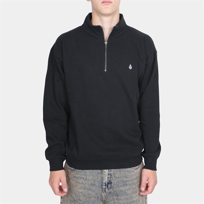 Volcom Single Stone Quarter Zip Black