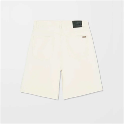 Volcom Billow Denim Shorts 22 Dirty White