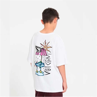 Volcom Junior T-shirt Sunfish White