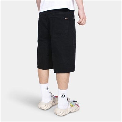 Volcom Shorts Billow Denim Black