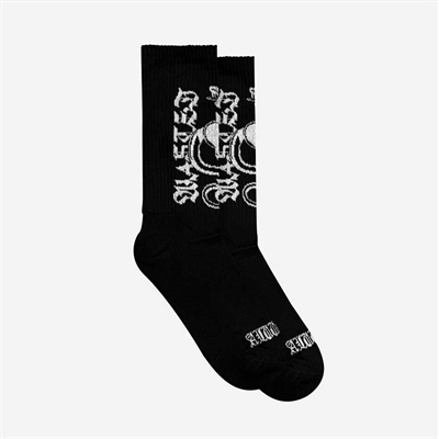 Wasted Paris Socks lethal black