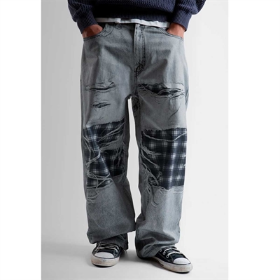 Wasted Paris Trompe L\'oeil Grant Pant Faded Grey