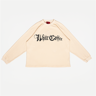 White Coffee Waffle LS Tee Washed Beige - Sælges kun i butikken i Holstebro