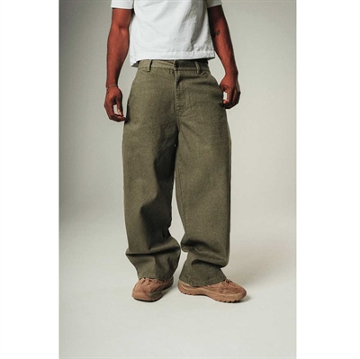 White Coffee Raw Denim Jeans Green - sælges Kun i butikken i Holstebro