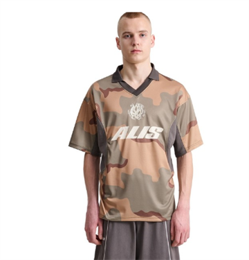 Alis Wizzy Polo Jersey Camouflage Grey