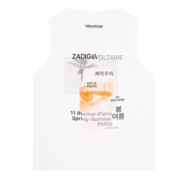 Zadig & Voltaire Tank Top X15378 White